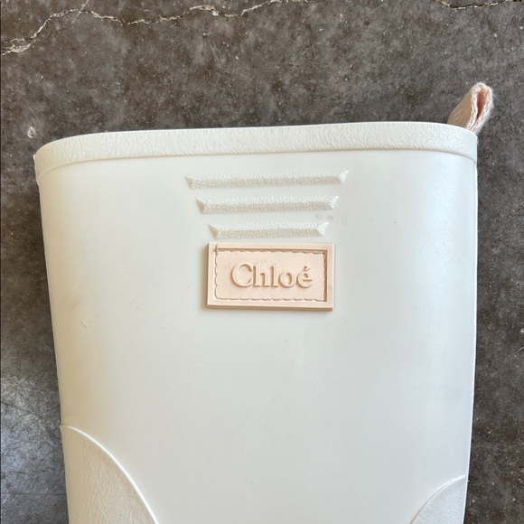 Chloé Wellington Rain Boots Size 5 - Picture 3 of 9